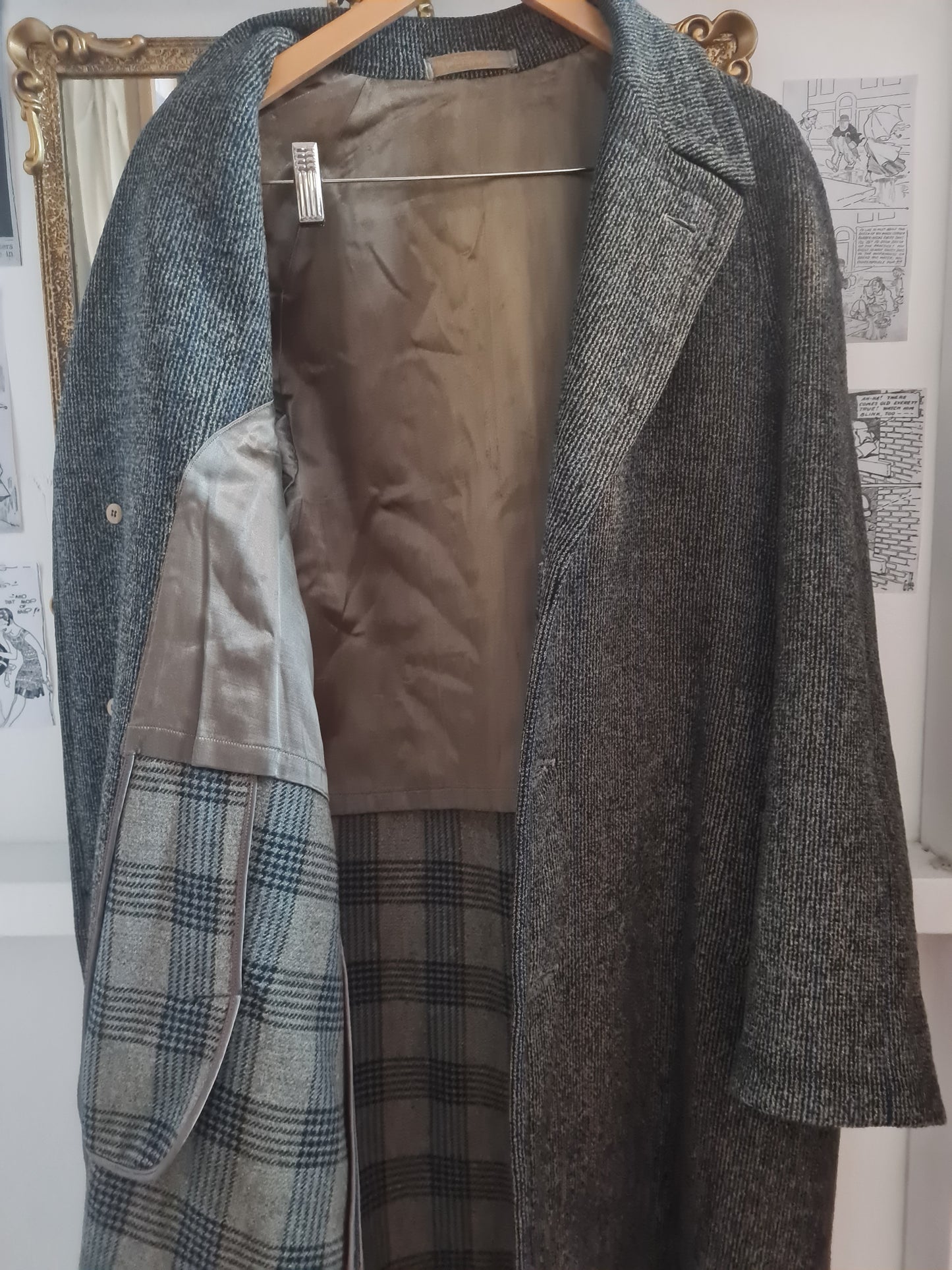 Coat, 1940s Raglan