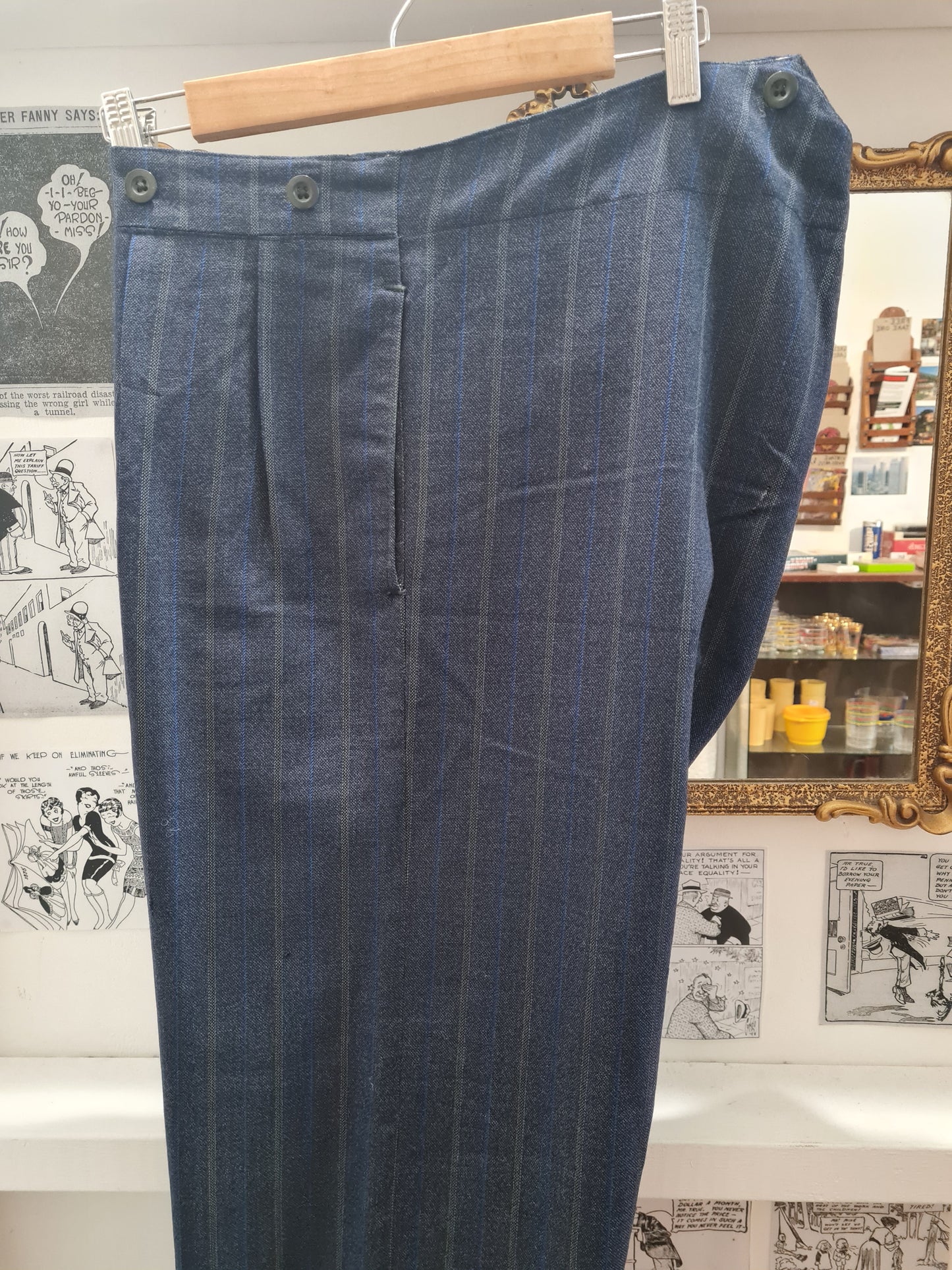 1930s/40s Striped Trousers