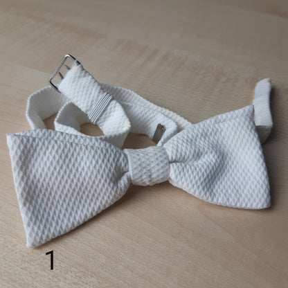 Bowtie, White Pretied Butterfly