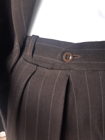 Suit, Chocolate Brown DB