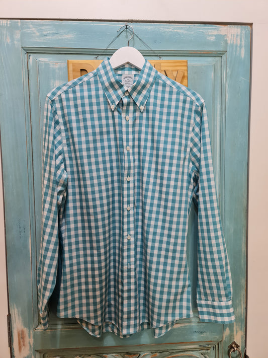 Shirt, Green Check