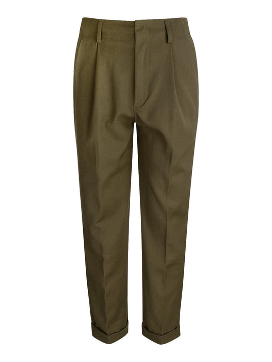 Revival Chuck Peg Trousers, Olive