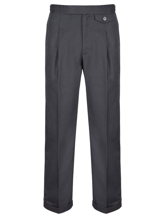 Revival Hugo Fishtail Trousers, Grey