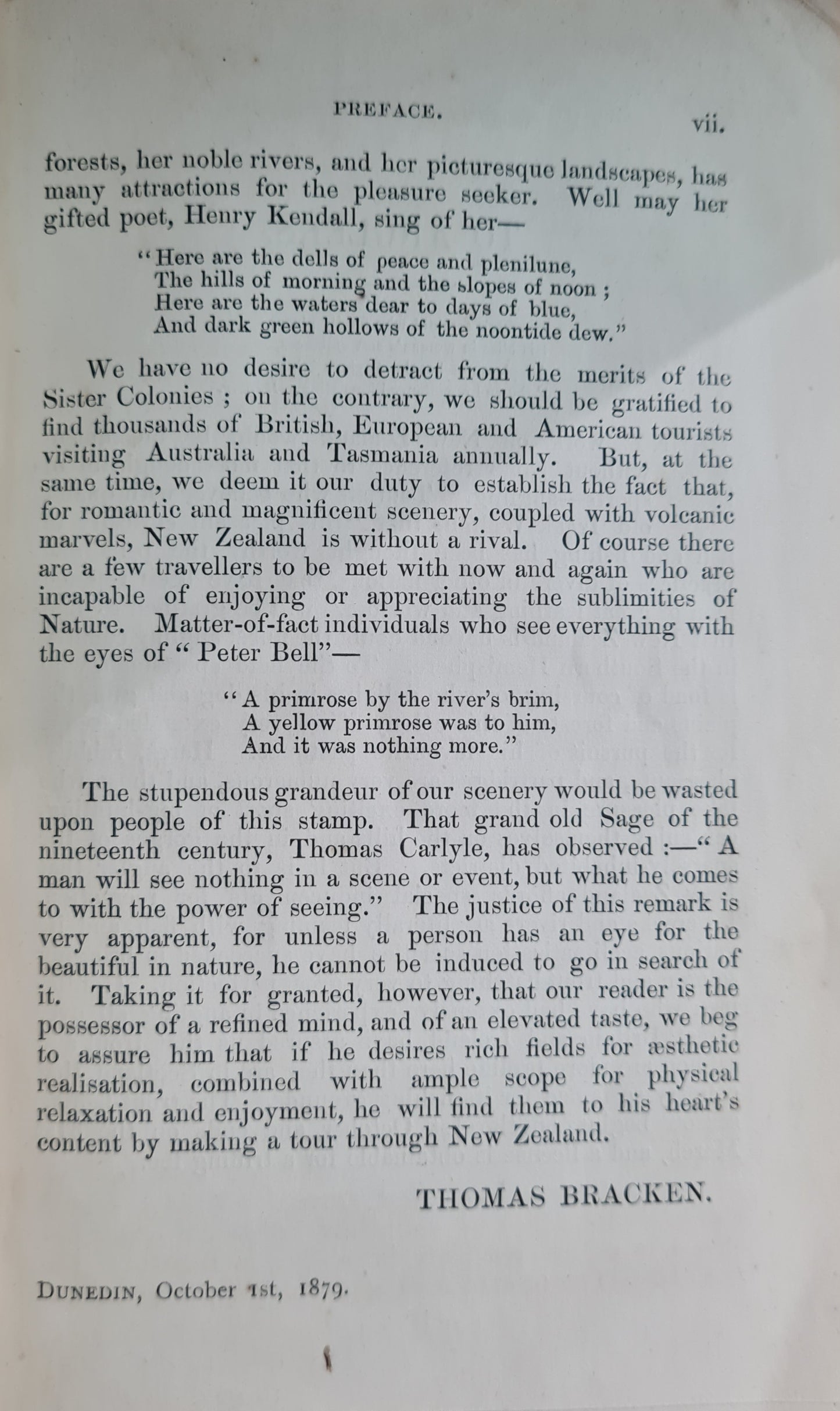 The New Zealand Tourist, 1879