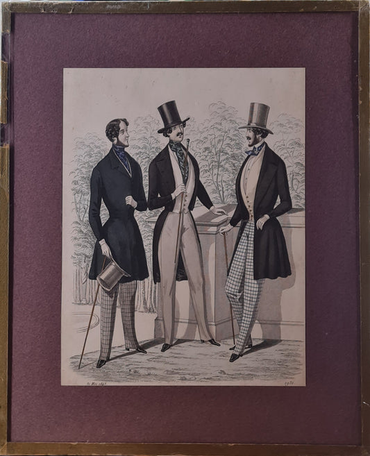 1931 Victorian Fashion Plate