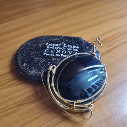 Pince-Nez, Victorian Folding Sunglasses