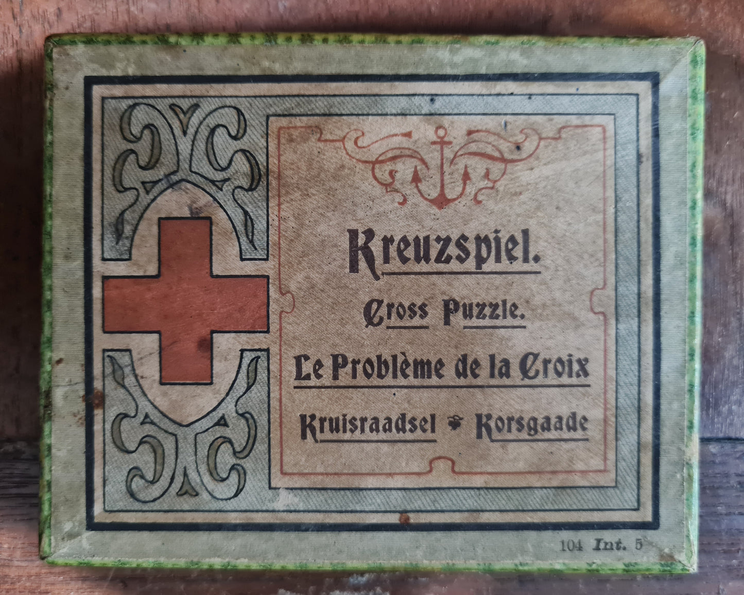 "Das Kreuzspiel" Edwardian Block Puzzle