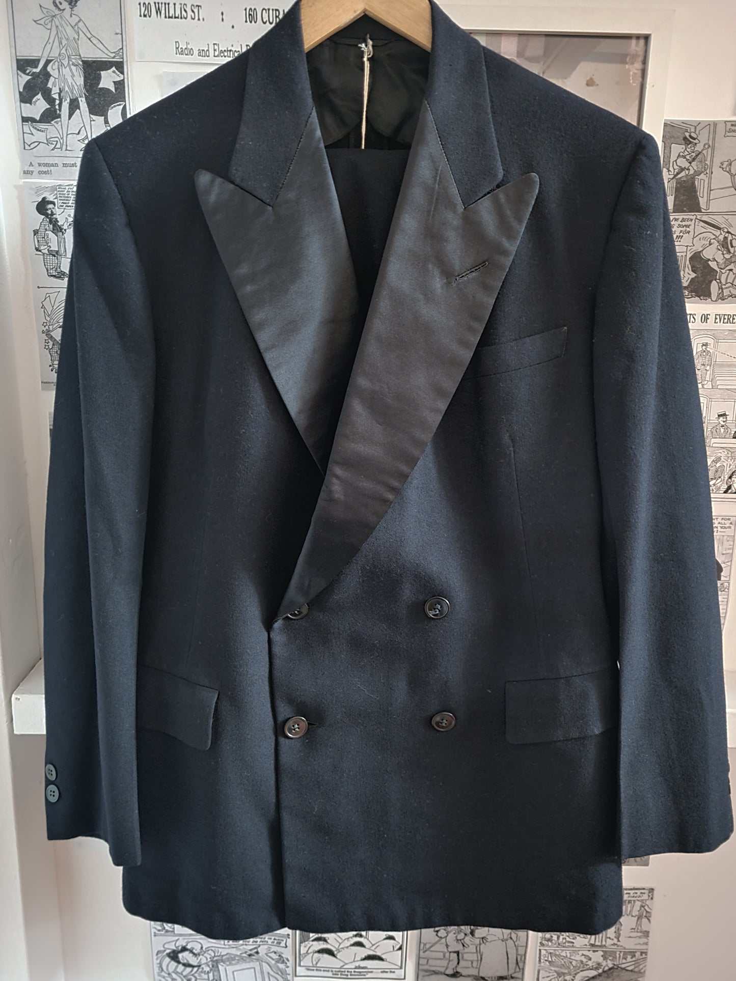 1940s Double Breasted Dinner Suit