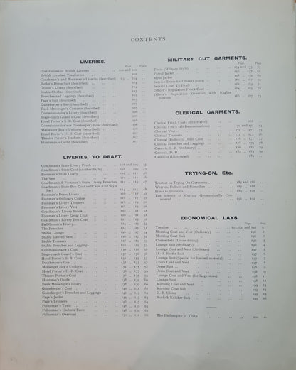 The Premier System of Cutting Gentlemen's Garments Book