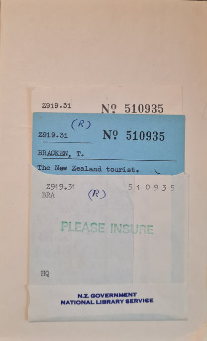 The New Zealand Tourist, 1879