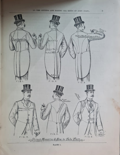 The Cutter's Practical Guide Victorian Tailoring Book
