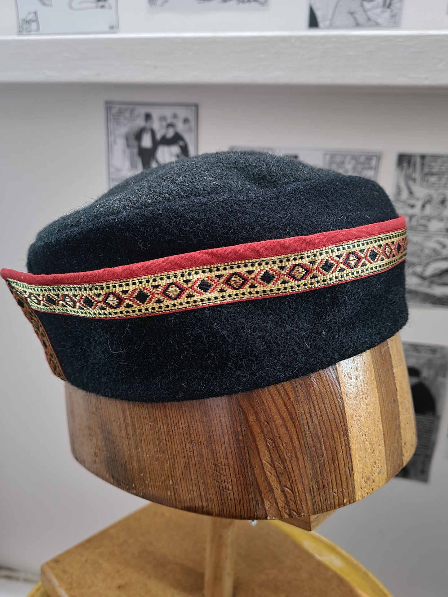 Edwardian Smoking Cap, Wool