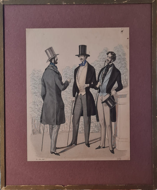 1939 Victorian Fashion Plate