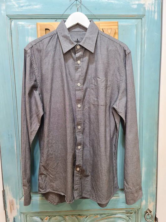 Shirt, Grey Cotton